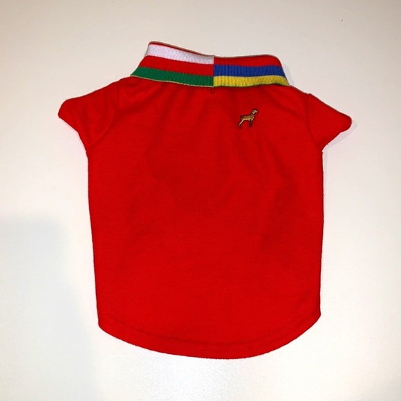 Puppy Red Polo Top Size Small - Picture 3 of 3